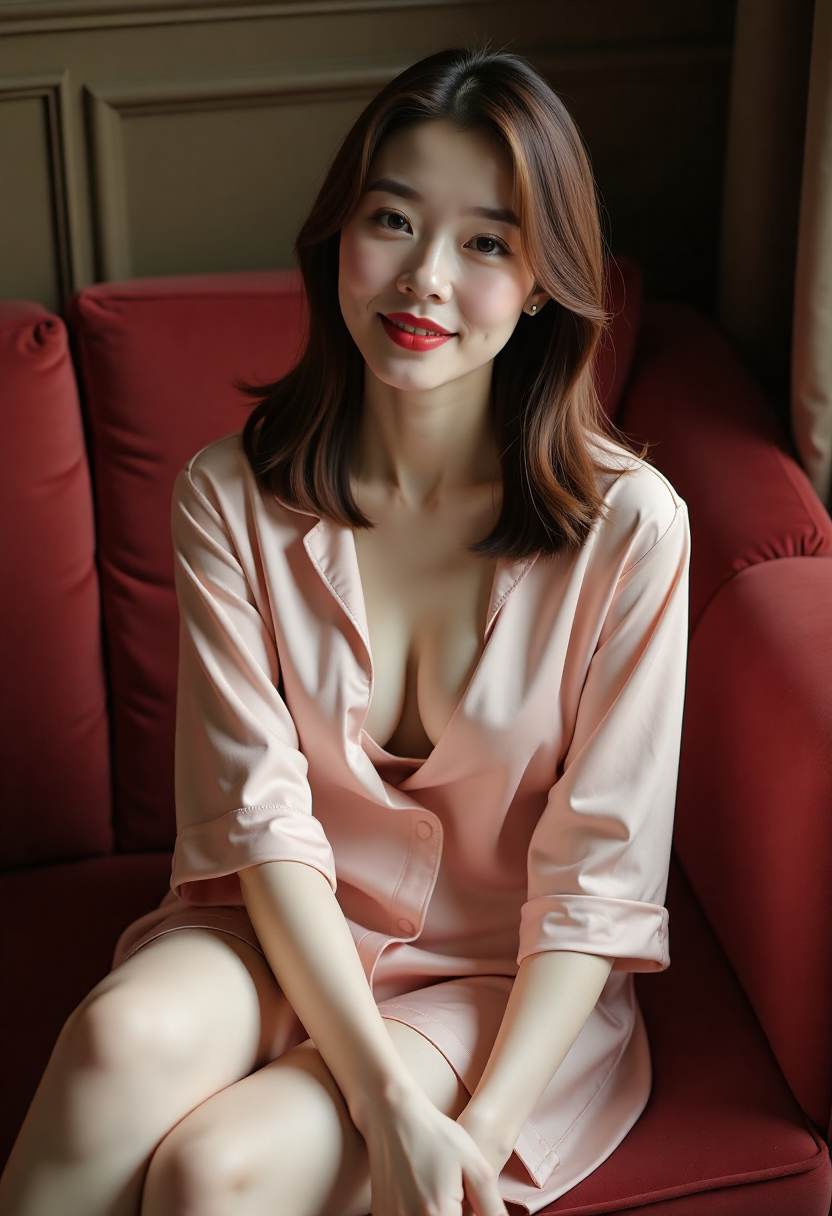 杏色与灰色单品搭配